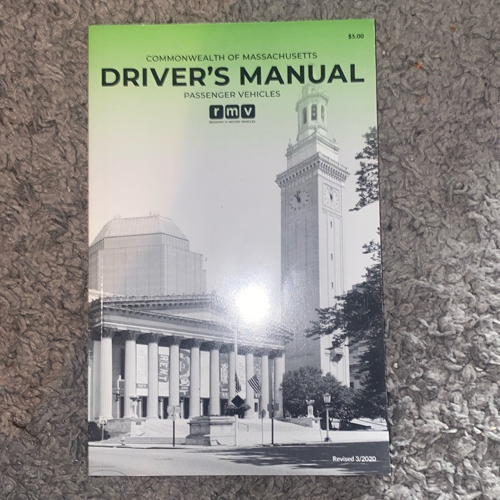 Massachusetts Driver Manual for students